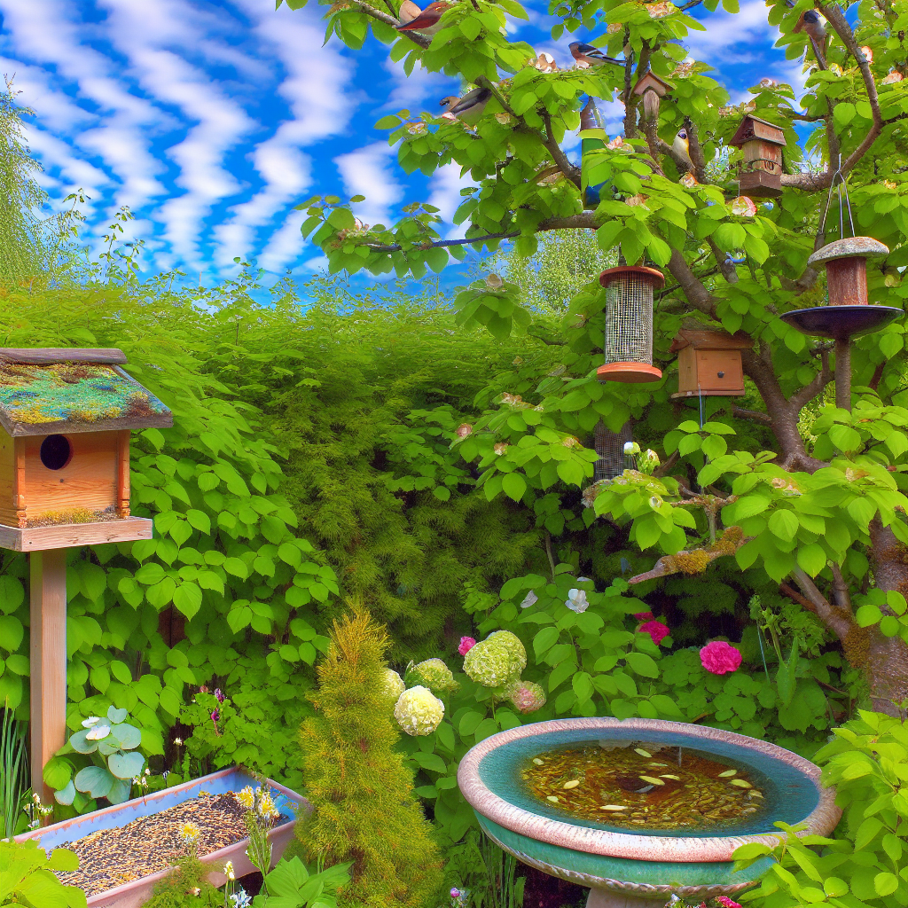 הפינה השקטה בגינה: איך ליצור מרחב מושלם לציפורים שלך