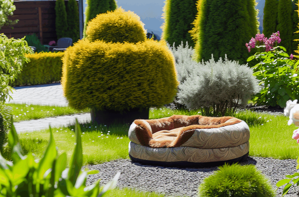 המקום המושלם למנוחה של הכלב בגינה