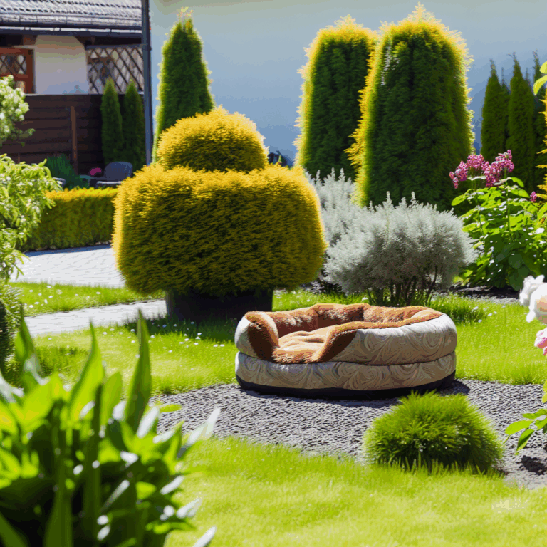 המקום המושלם למנוחה של הכלב בגינה